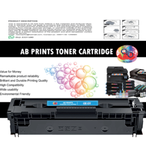 AB Prints 054 Compatible Toner Cartridge Cyan
