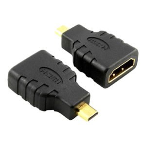 HDMI Female To Micro HDMI Male Connector Black