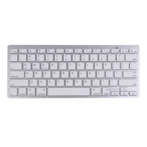 Wireless Bluetooth Keyboard Silver/White