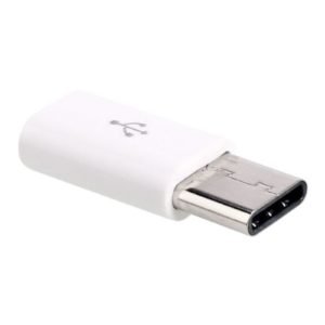 Micro USB To Type C OTG Converter White