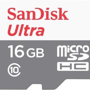 SanDisk Ultra 16 GB microSDHC Class 10 Memory Card up to 48 Mbps