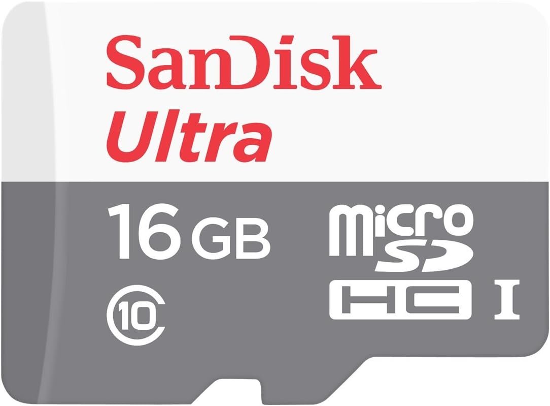 SanDisk Ultra 16 GB microSDHC Class 10 Memory Card up to 48 Mbps