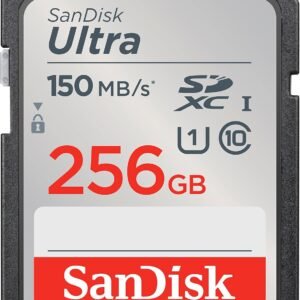 SanDisk 256GB Ultra UHS I SD Card 150MB/s for DSLR and Mirrorless Cameras